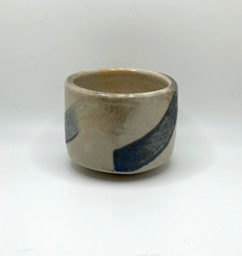 Shino & Blue Espresso Cup