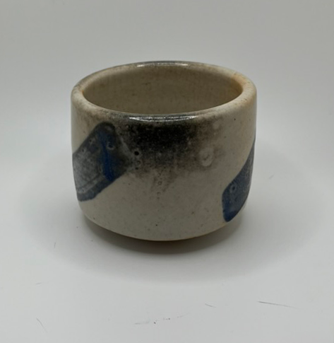 Shino & Blue Espresso Cup