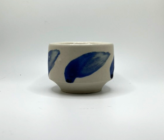 White & Blue Espresso Cup