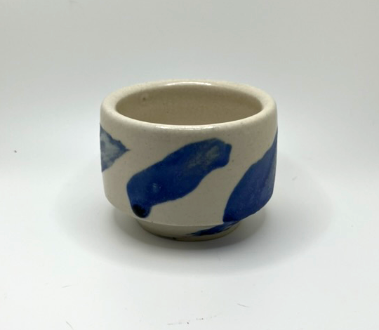 White & Blue Espresso Cup